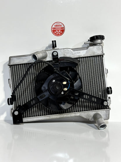 2014-2017 YAMAHA FZ07 FZ-07 OEM RADIATOR ENGINE MOTOR COOLER ASSEMBLY W/ FAN