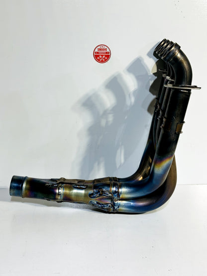 2011-2015 KAWASAKI ZX10R ZX-10R OEM EXHAUST HEADER MANIFOLD PIPE TITANIUM