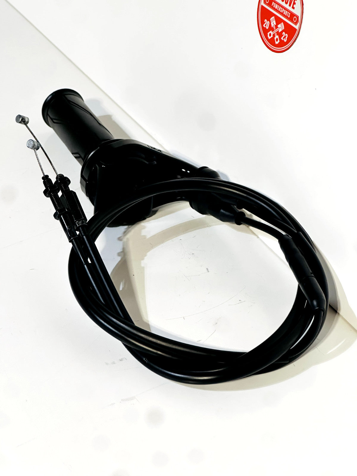 2022-2025 YAMAHA YZF R7 OEM THROTTLE GRIP CONTROL TUBE & HOUSING W/ CABLES