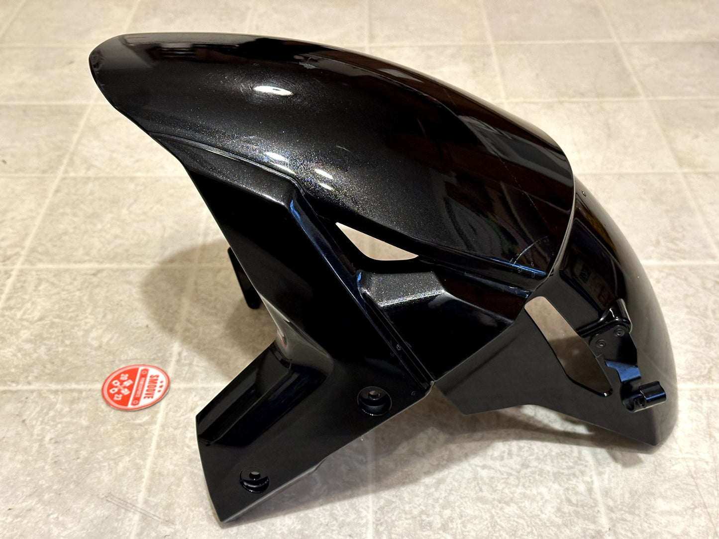 2021-2025 KAWASAKI NINJA ZX10R OEM FRONT FENDER WHEEL MUD GUARD GLOSS BLACK