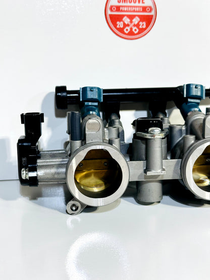 2021-2024 YAMAHA MT07 MT-07 OEM THROTTLE BODY & FUEL INJECTORS W/ FUEL LINE