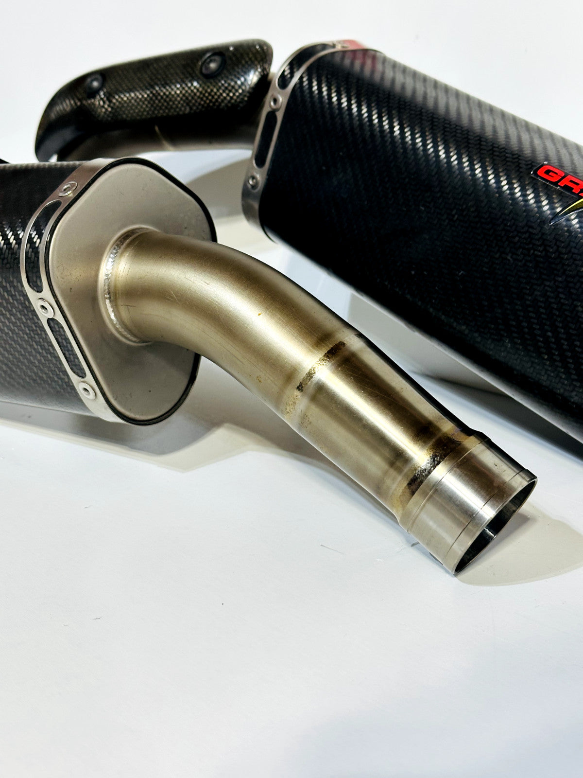 2009-2014 YAMAHA YZF R1 GRAVES EXHAUST SYSTEM MUFFLERS + MID PIPE & OEM HEADER