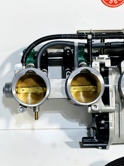 2021-2025 KAWASAKI NINJA ZX10R OEM THROTTLE BODY W/ INJECTORS & FUEL LINES ✅