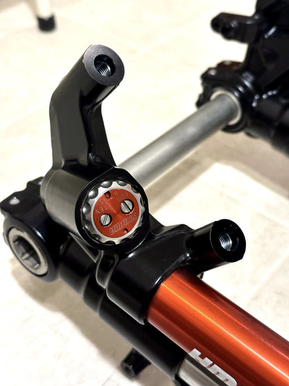 2021-2025 KAWASAKI NINJA ZX10R FRONT FORKS SUSPENSION W/ TRIPLE TREE + CLIP ONS ✅