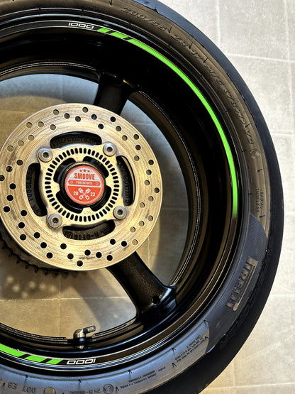 2021-2025 KAWASAKI NINJA ZX10R ZX 10 OEM REAR BACK WHEEL RIM SPROCKET ROTOR TIRE