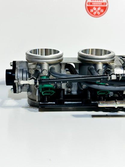 2024-2025 KAWASAKI NINJA ZX10R OEM THROTTLE BODY BODIES + INJECTORS & FUEL LINES