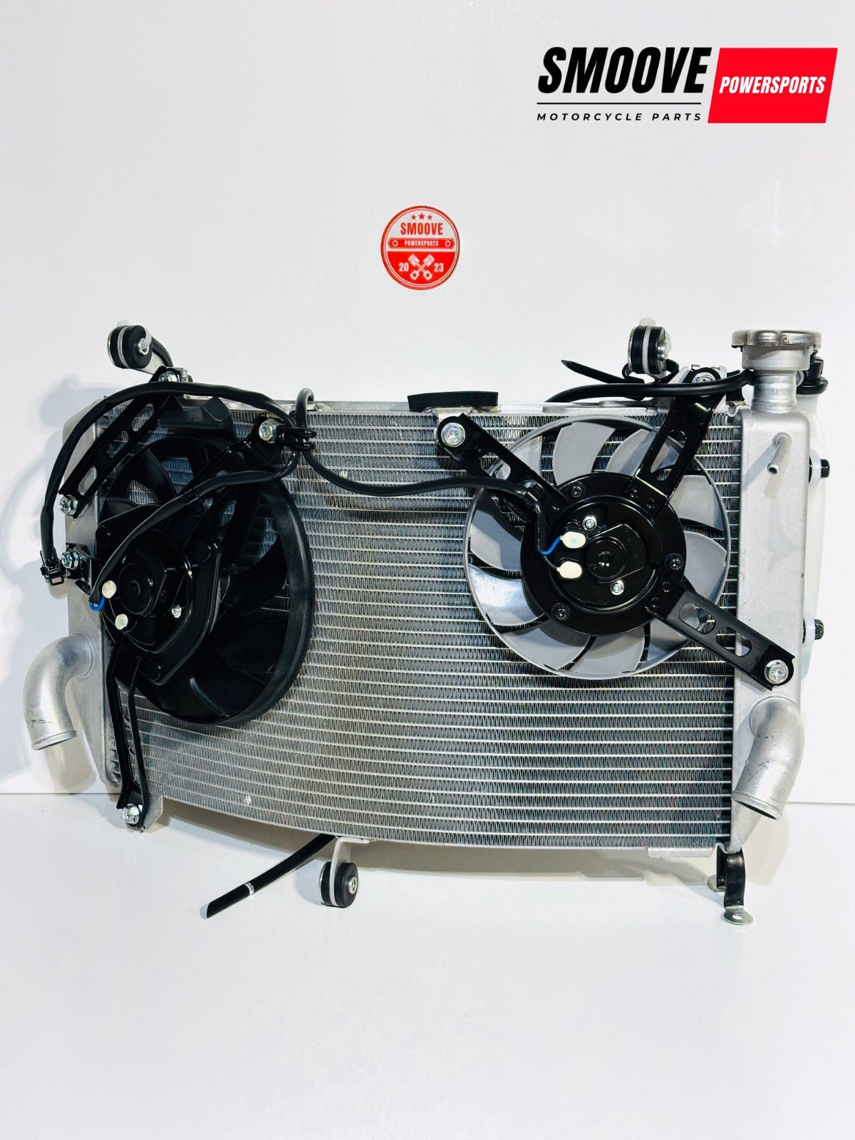 2020-2026 YAMAHA YZF R1 OEM RADIATOR ENGINE MOTOR COOLER W/ FANS & RESERVOIR