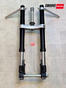 2015-2024 YAMAHA YZF R1 OEM FRONT FORK FORKS SUSPENSION & TRIPLE TREE + CLIP ONS