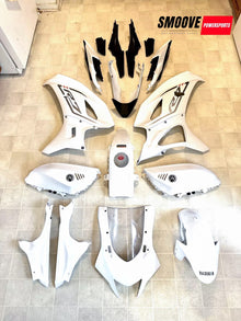 2022-2025 YAMAHA YZF R7 OEM COMPLETE FAIRING BODY PANEL PLASTICS COWL KIT WHITE