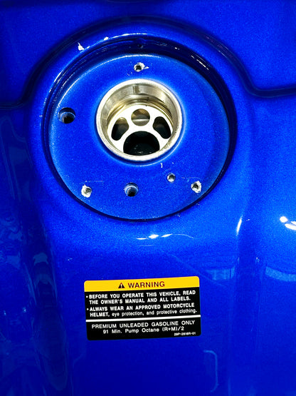 2020-2026 YAMAHA YZF R1 OEM GAS FUEL TANK CELL PETROL RESERVOIR BLUE NO DENTS✅
