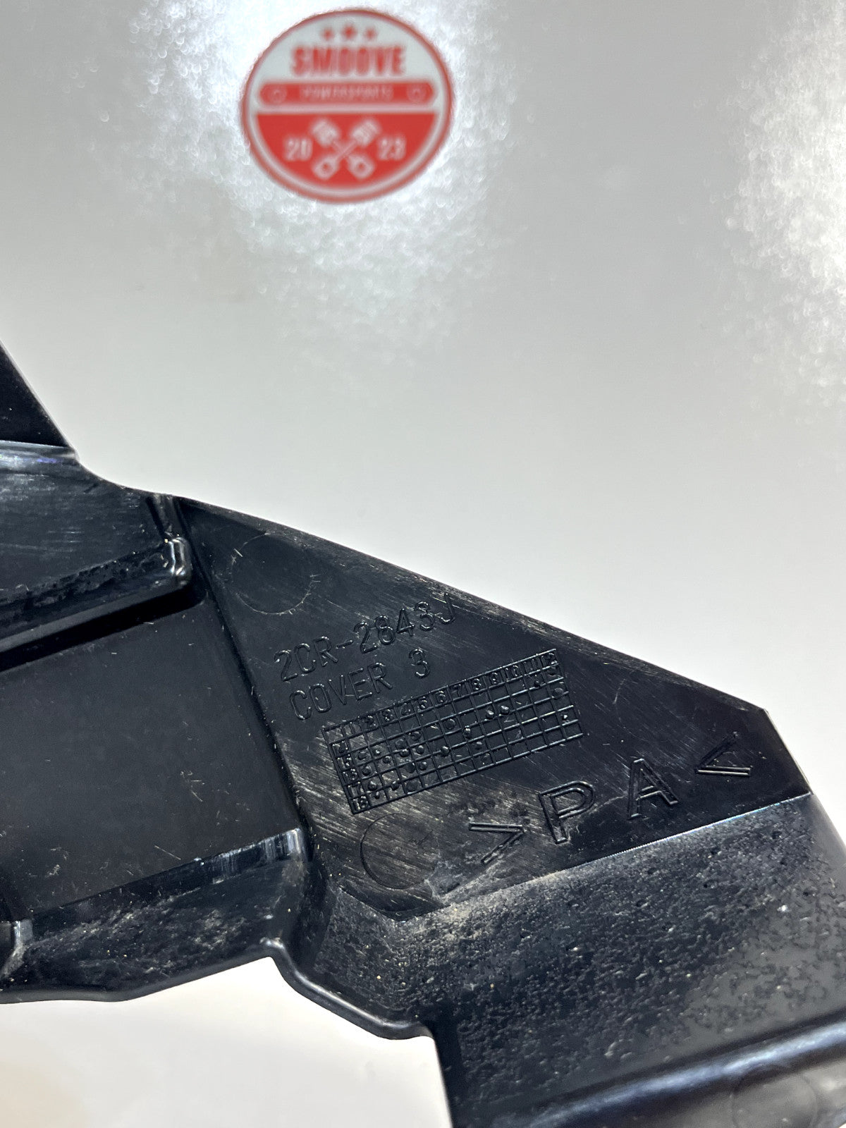 2015-2019 YAMAHA YZF R1 OEM MIDDLE UPPER SIDE ECU TRIM COWL FAIRING INFILL PANEL