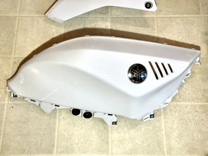 2022-2025 YAMAHA YZF R7 OEM COMPLETE FAIRING BODY PANEL PLASTICS COWL KIT WHITE