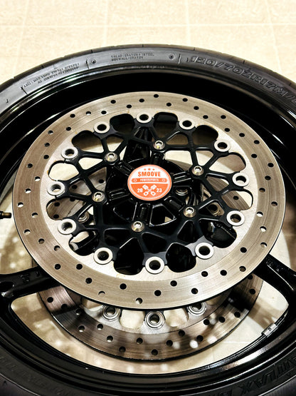 2011-2026 SUZUKI GSXR750 GSXR 750 OEM FRONT WHEEL RIM ROTORS TIRE MINT BLACK