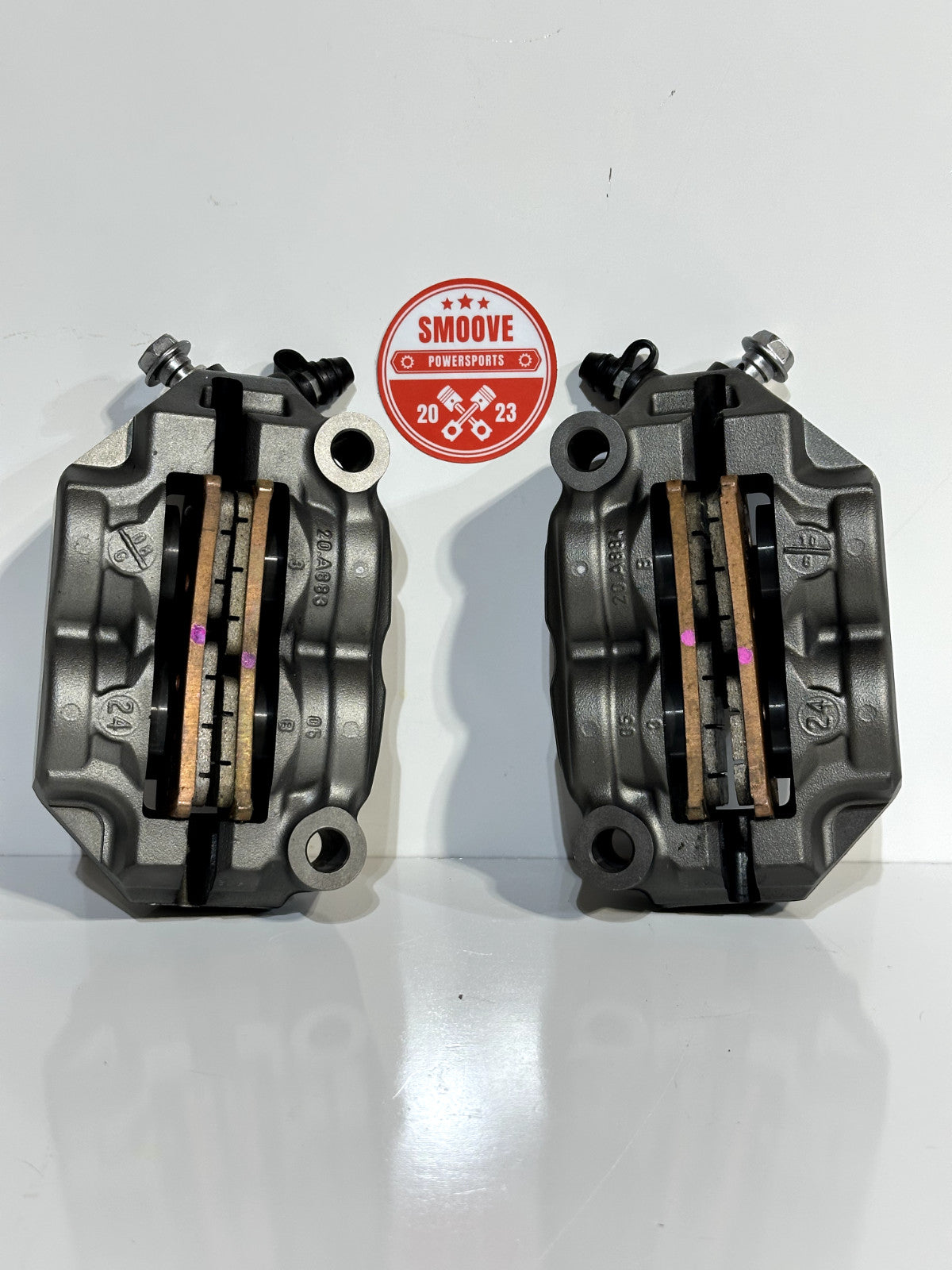 2021-2025 KAWASAKI NINJA ZX10R ZX10 OEM BREMBO FRONT BRAKE CALIPER SET W/ PADS