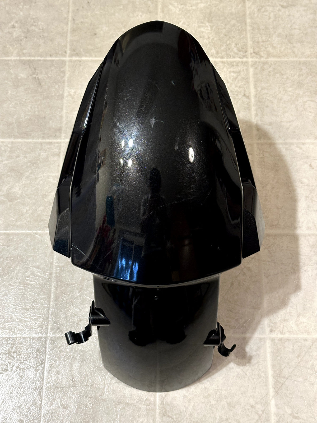2021-2025 KAWASAKI NINJA ZX10R OEM FRONT FENDER WHEEL MUD GUARD GLOSS BLACK