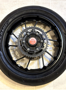 2014-2017 YAMAHA FZ09 FZ-09 OEM REAR BACK WHEEL RIM ROTOR SPROCKET TIRE BLACK