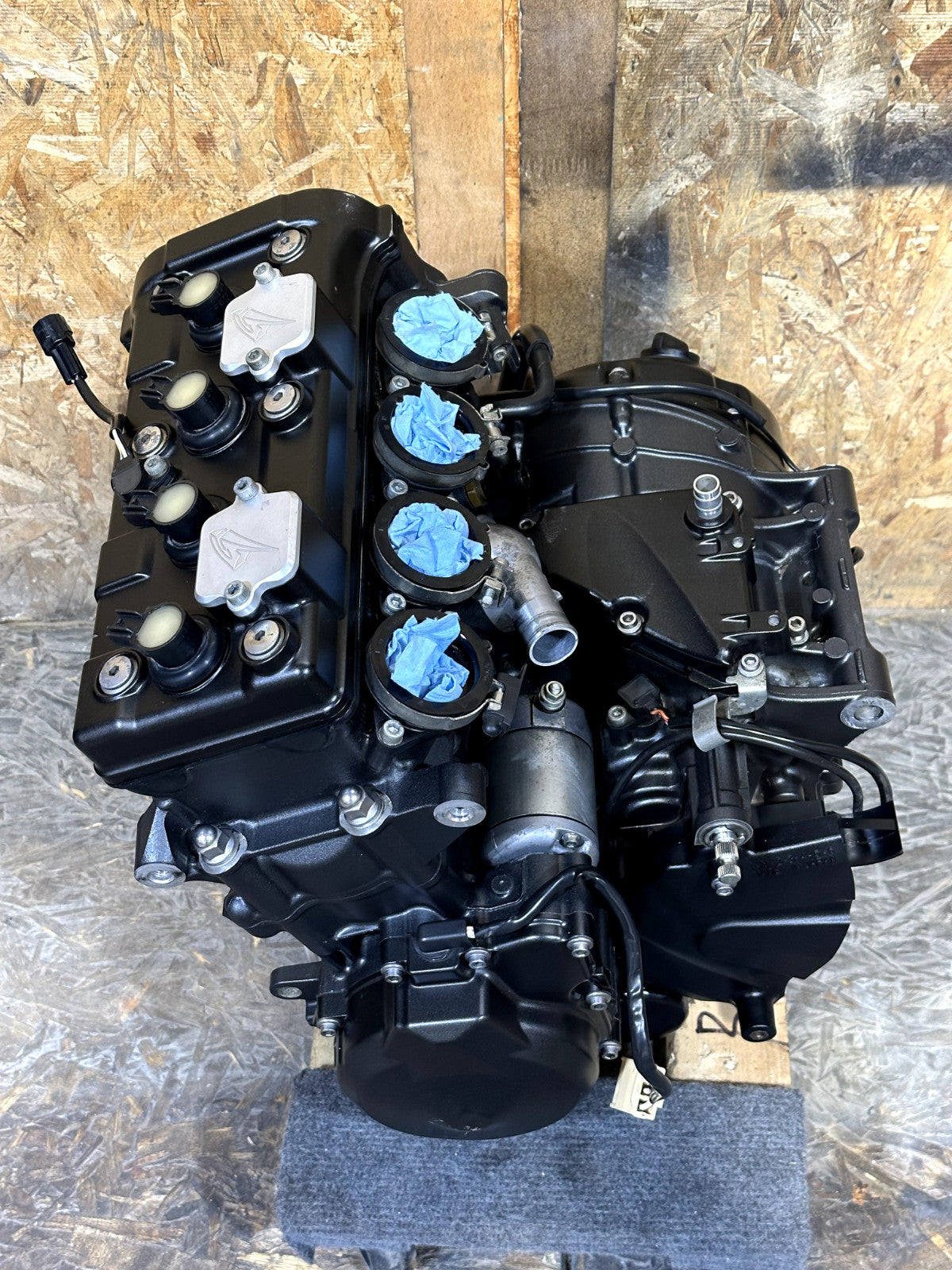 2008-2020 YAMAHA YZF R6 OEM COMPLETE ENGINE MOTOR ASSEMBLY RUNS STRONG 14K MILES